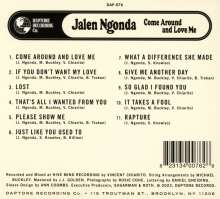 Jalen Ngonda: Come Around And Love Me, CD