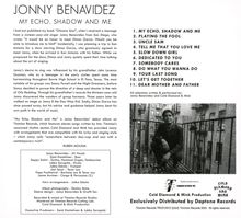 Jonny Benavidez: My Echo, Shadow And Me, CD