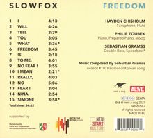 Slowfox: Freedom, CD