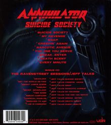 Annihilator: Suicide Society (Limited Deluxe Edition), 2 CDs