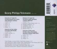 Georg Philipp Telemann (1681-1767): Konzert für Blockflöte &amp; Fagott F-Dur, CD