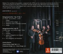 Johannes Brahms (1833-1897): Streichquartette Nr.1 &amp; 3, CD