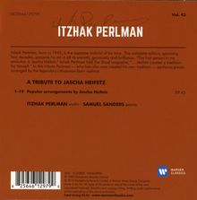 Itzhak Perlman - A Tribute to Jascha Heifetz, CD