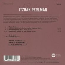 Itzhak Perlman &amp; Pinchas Zukerman play Music for two Violins, 2 CDs