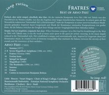 Arvo Pärt (geb. 1935): Fratres - Best of Arvo Pärt, CD
