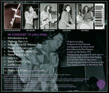 Deep Purple: In Concert '72 (2012 Remix), CD