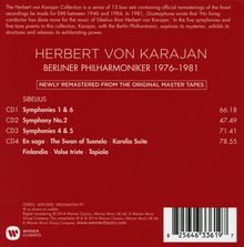 Herbert von Karajan Edition 8 - Jean Sibelius 1976-1981, 4 CDs