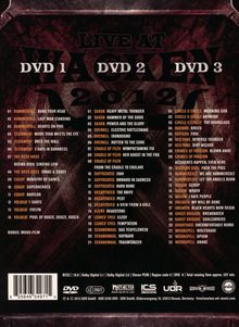 Live At Wacken 2012 - 23 Years (Faster: Harder: Louder), 3 DVDs