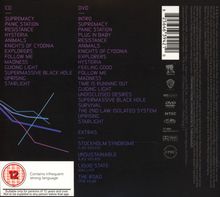 Muse: Live At Rome Olympic Stadium, 1 CD und 1 DVD