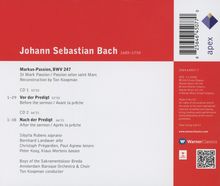 Johann Sebastian Bach (1685-1750): Markus-Passion nach BWV 247, 2 CDs