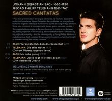 Philippe Jaroussky - Sacred Cantatas (Limitierte Deluxe-Ausgabe mit DVD), 1 CD und 1 DVD