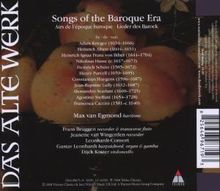 Max van Egmond - Lieder des Barock, CD