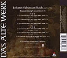 Johann Sebastian Bach (1685-1750): Brandenburgische Konzerte Nr.1-6, 2 CDs