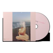 Sooj „Crusher“. Eine Collage von einer Welle, die gegen Felsen spritzt und eine Figur im Vordergrund. Ein CD-Cover.