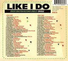 Like I Do: Great Britsih Record Labels: Oriole, 2 CDs