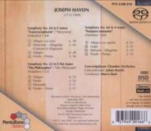 Joseph Haydn (1732-1809): Symphonien Nr.22,44,64, Super Audio CD