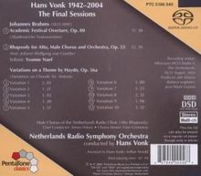 Hans Vonk - The Final Session, Super Audio CD