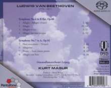 Ludwig van Beethoven (1770-1827): Symphonien Nr.4 &amp; 7, Super Audio CD