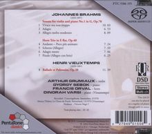 Johannes Brahms (1833-1897): Sonate für Violine &amp; Klavier Nr.1, Super Audio CD