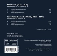Max Bruch (1838-1920): Violinkonzert Nr.1, Super Audio CD