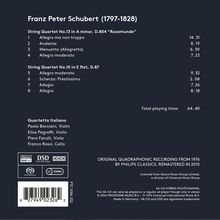 Franz Schubert (1797-1828): Streichquartette Nr.10 &amp; 13, Super Audio CD
