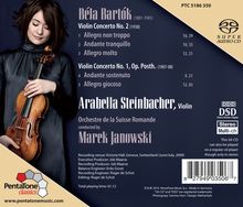 Bela Bartok (1881-1945): Violinkonzerte Nr.1 &amp; 2, Super Audio CD