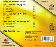 Ludwig van Beethoven (1770-1827): Klaviersonaten Nr.5-7, Super Audio CD