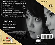 Sa Chen spielt Klavierkonzerte, Super Audio CD