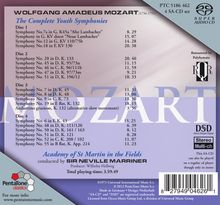 Wolfgang Amadeus Mozart (1756-1791): Frühe Symphonien, 4 Super Audio CDs