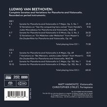 Ludwig van Beethoven (1770-1827): Cellosonaten Nr.1-5, 2 Super Audio CDs