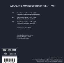 Wolfgang Amadeus Mozart (1756-1791): Violinkonzerte Nr.3-5, Super Audio CD