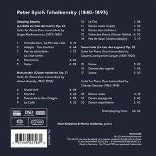 Peter Iljitsch Tschaikowsky (1840-1893): Ballettsuiten (arr.für Klavier 4-händig), Super Audio CD