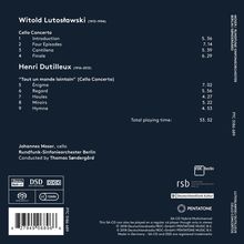 Witold Lutoslawski (1913-1994): Cellokonzert, Super Audio CD