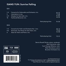 Isang Yun (1917-1995): Violinkonzert Nr.1, 2 Super Audio CDs