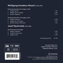 Wolfgang Amadeus Mozart (1756-1791): Flötenkonzerte Nr.1 &amp; 2, Super Audio CD