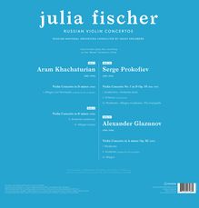 Julia Fischer - Russische Violinkonzerte (180g), 2 LPs