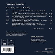 Georg Philipp Telemann (1681-1767): Kammermusik - "Telemann's Garden", CD
