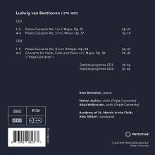Ludwig van Beethoven (1770-1827): Klavierkonzerte Vol.1, 2 CDs