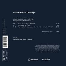 Johann Sebastian Bach (1685-1750): Ein Musikalisches Opfer (arr. für Bläserquintett), Super Audio CD