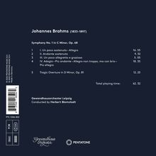 Johannes Brahms (1833-1897): Symphonie Nr.1, CD