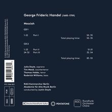 Georg Friedrich Händel (1685-1759): Der Messias, 2 CDs