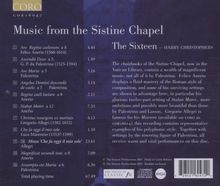 The Sixteen - Music from the Sistine Chapel, CD