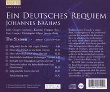 Johannes Brahms (1833-1897): Ein Deutsches Requiem op.45 (Londoner Version), CD