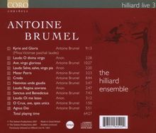 Hilliard Ensemble Live 3 - Antoine Brumel, CD