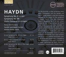 Joseph Haydn (1732-1809): Symphonien Nr.8 &amp; 84, CD