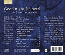 The Sixteen - Good Night, beloved, CD