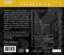 Giovanni Pierluigi da Palestrina (1525-1594): Palestrina-Edition Vol.9 (The Sixteen), CD