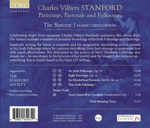 Charles Villiers Stanford (1852-1924): Chorwerke "Partsongs, Pastorals and Folksongs", CD