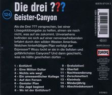 Die drei ??? (Folge 124) - Geister-Canyon, CD