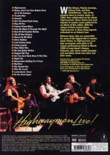 The Highwaymen: Live 1990, DVD